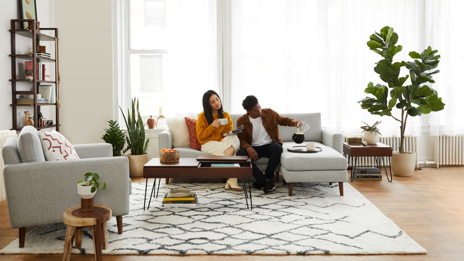 Burrow shop couch washable